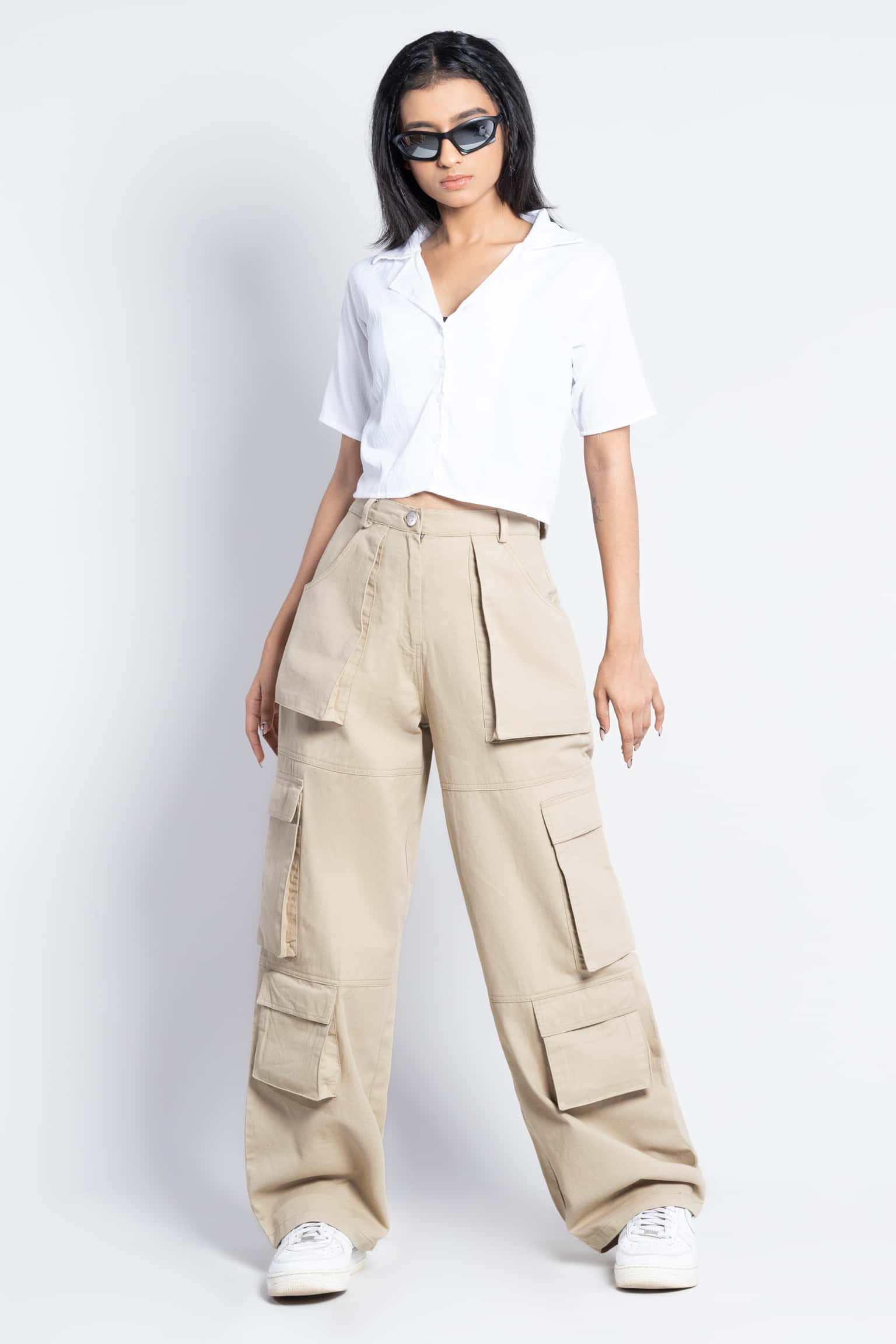8 Pocket Stone-Washed Canvas Cargo Pants – Bootlegs